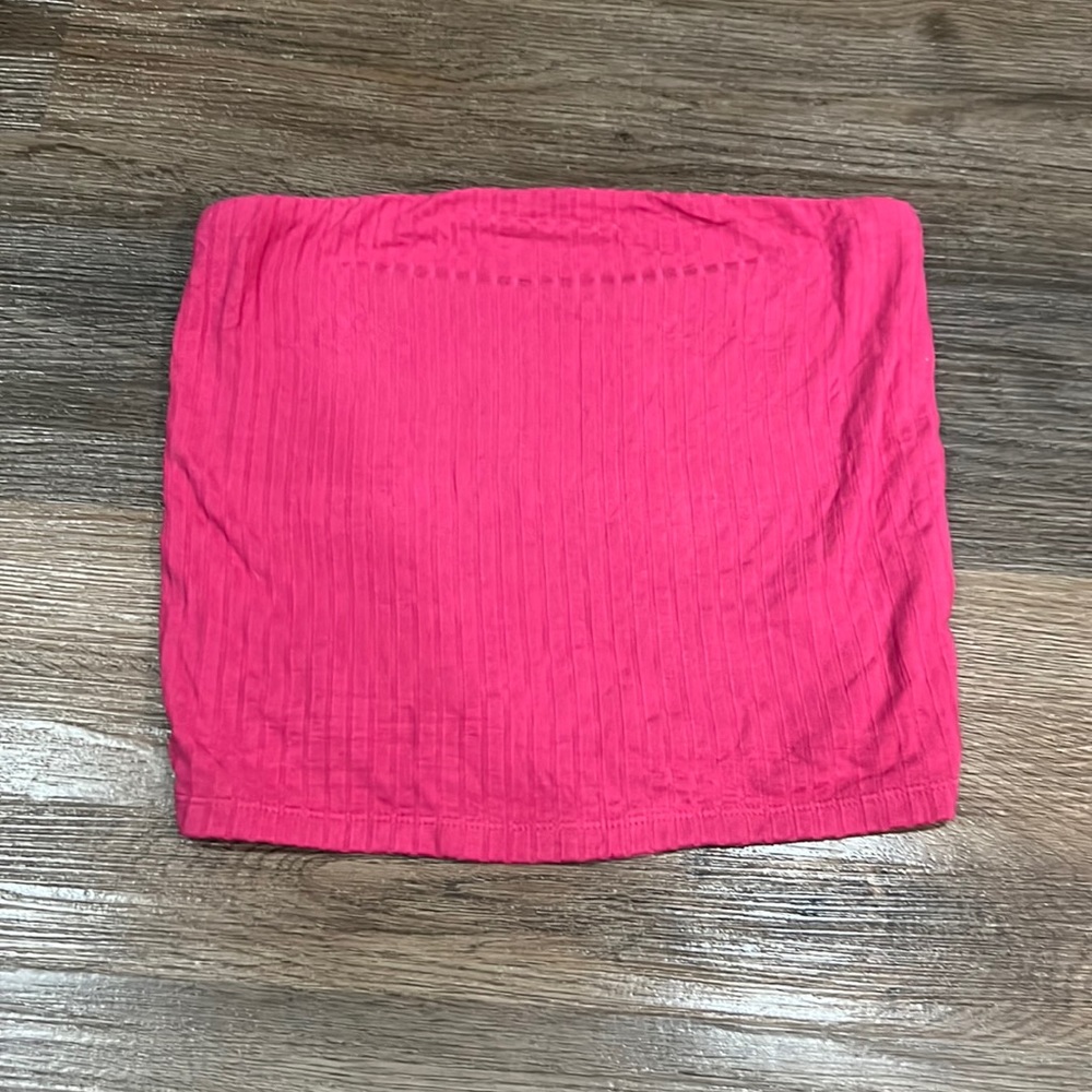 Pink tube top